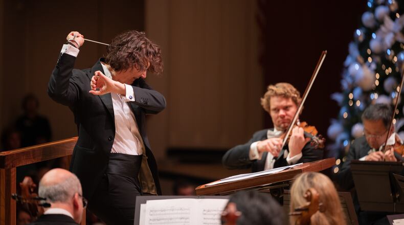 ASO Music Director Nathalie Stutzmann leads the orchestra Thursday evening. Dec. 9, at Symphony Hall.