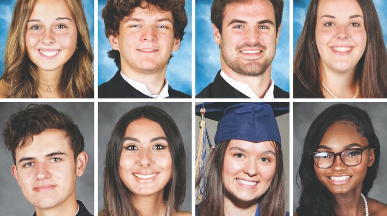 Ten Cherokee County School District Class of 2021 graduates have earned $2,500 college scholarships from the Jason T. Dickerson Family Foundation, which have expanded from the inaugural awarding of two scholarships to 10. The Class of 2021 recipients are: Olivia Barger, Dylan Mahoney, Braesen Parker and Abigail Taylor of Cherokee HS; Christian Deneka of Etowah HS; Stephanie Felonta, Victoria Kershaw and Legacy Guider of River Ridge HS; Jordan Campbell of Sequoyah HS; and Annisabelle Aguilar of Woodstock HS.