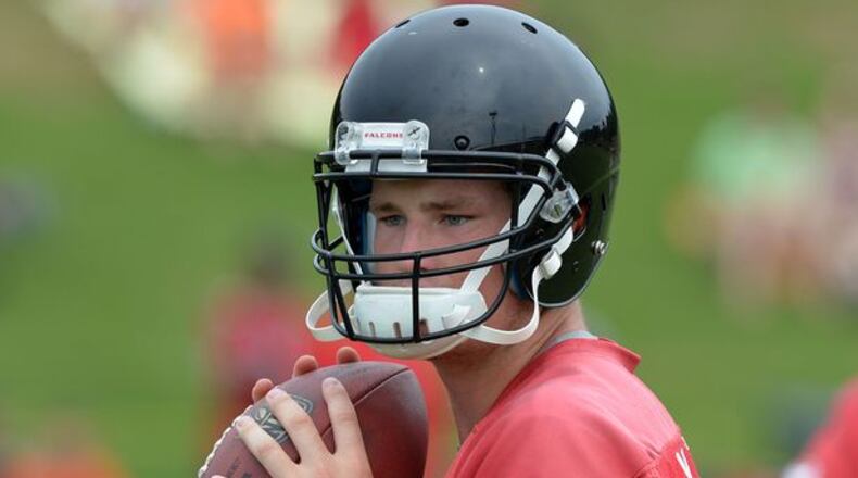 Jeff Matthews is in the mix to become Matt Ryan's backup. (Kent D. Johnson/AJC)
