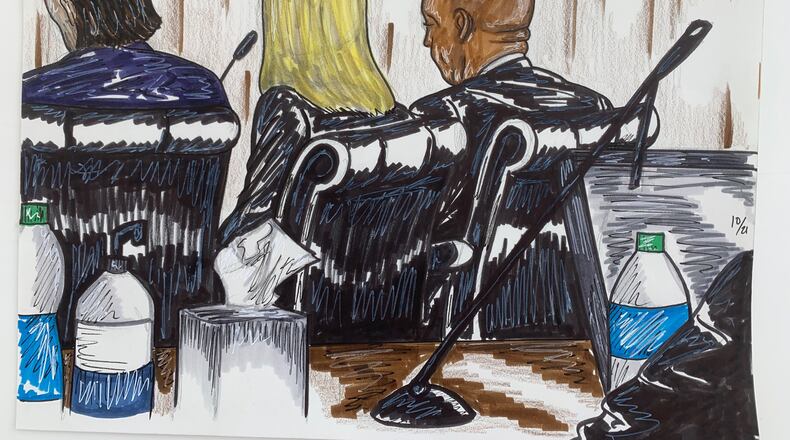 Deliberations in the federal civil rights trial of Clayton County Sheriff Victor Hill stalled on Tuesday after questions arose about the mental fitness of a juror.  (Lauren Lacy for The Atlanta Journal-Constitution)