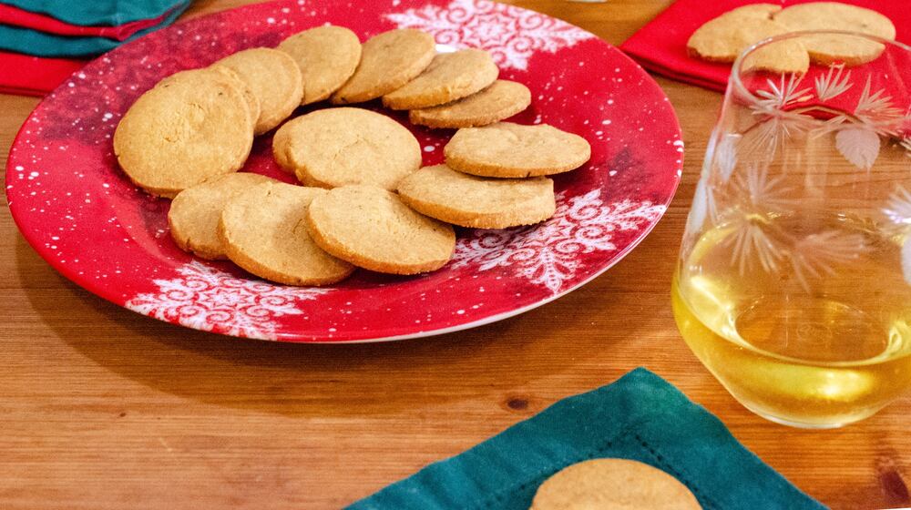 These Southern-style cheese straws contain more fiber and protein, but less fat, than traditional recipes. (Virginia Willis for the AJC)