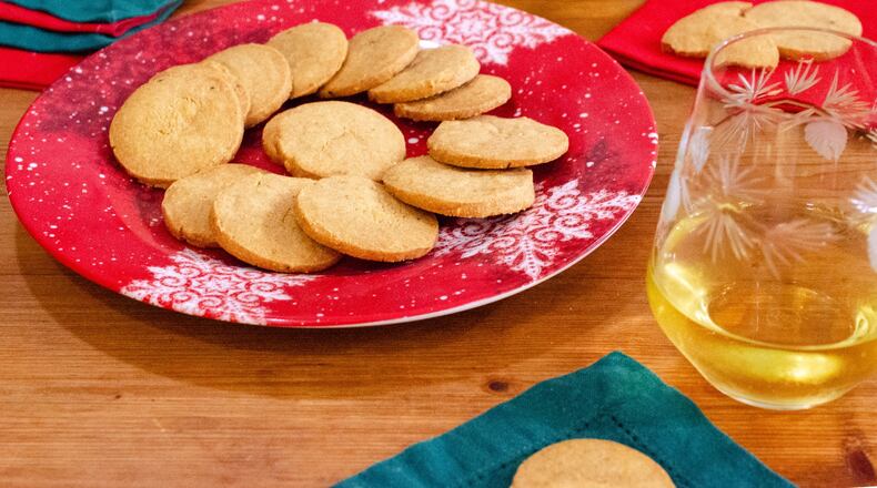 These Southern-style cheese straws contain more fiber and protein, but less fat, than traditional recipes. (Virginia Willis for the AJC)