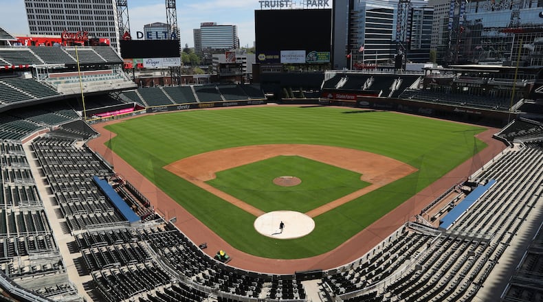 Truist Park will host the 2021 Major League Baseball All Star Game. Curtis Compton ccompton@ajc.com