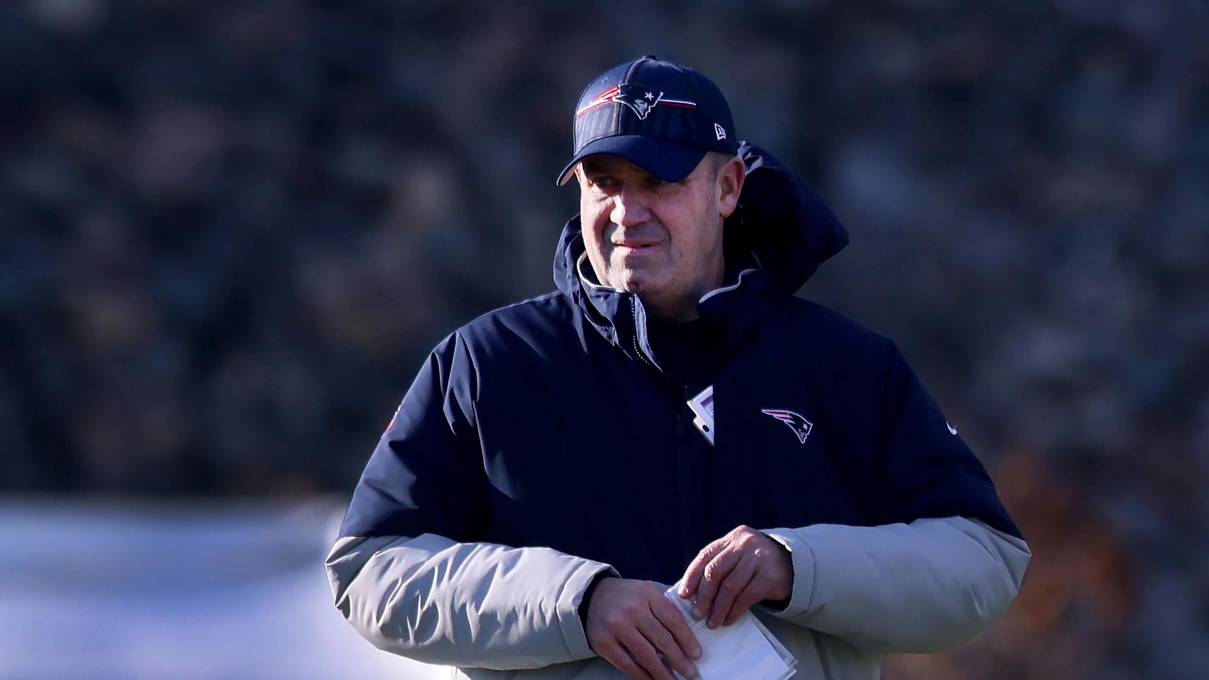 Bill O’Brien was a member of the New England Patriots’ staff for five seasons. In 2024, O’Brien was hired to coach Boston College. (Nancy Lane/Boston Herald/TNS 2023)