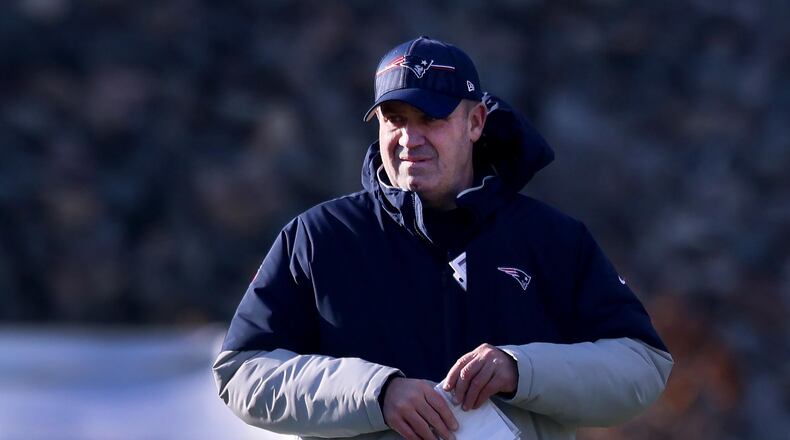 Bill O’Brien was a member of the New England Patriots’ staff for five seasons. In 2024, O’Brien was hired to coach Boston College. (Nancy Lane/Boston Herald/TNS 2023)