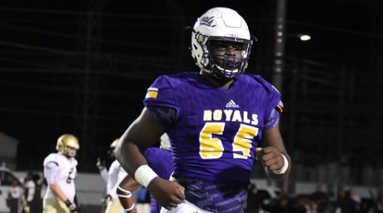 Bleckley County senior five-star tackle Amarius Mims. (Courtesy of Bleckley County)