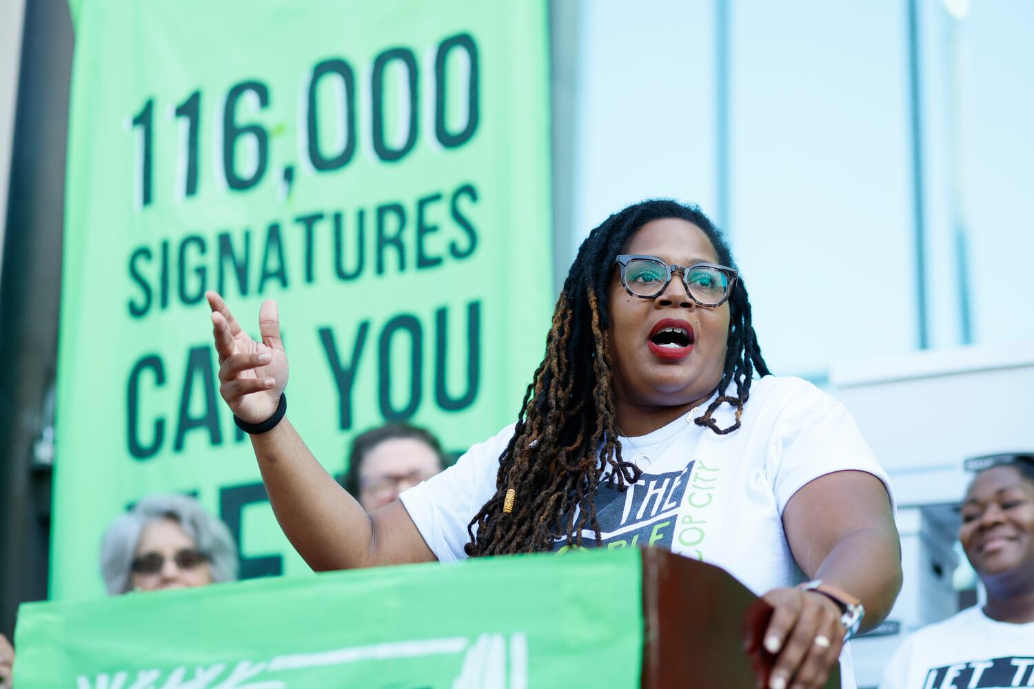 Training center referendum organizer submits petition