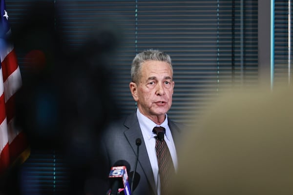Former Gwinnett County District Attorney Danny Porter helped the Prosecuting Attorneys' Council of Georgia review the case against Atlanta police officers Garrett Rolfe and Devin Brosnan in the shooting death of Rayshard Brooks. (Natrice Miller/AJC)