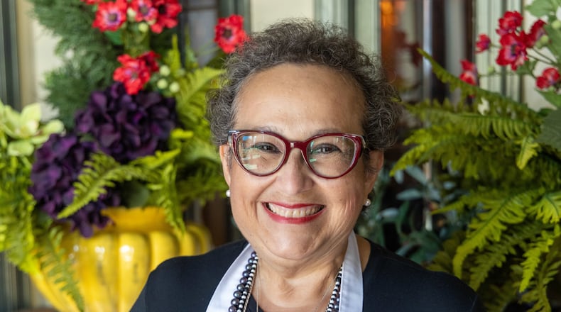 Portrait of Maria Fundora at her Casa Nuova Italian restaurant in Alpharetta. The story is about Maria's devotion to the fight against pancreatic cancer, which her mother had. She used her restaurant and the many folks she knows through the restaurant as the springboard for her efforts, which to date, have netted $3 million, mostly for research.
PHIL SKINNER FOR THE ATLANTA JOURNAL-CONSTITUTION