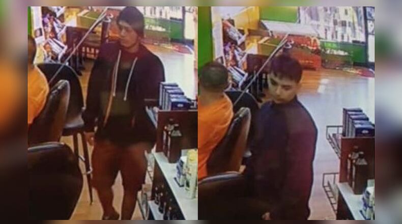 These two men are wanted after being accused of an armed robbery in Doraville.