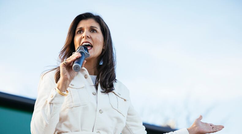 Nikki Haley, a former governor of South Carolina and Donald Trump's ambassador to the U.N., is set to launch her candidacy for president on Wednesday. (Taylor Glascock/The New York Times)