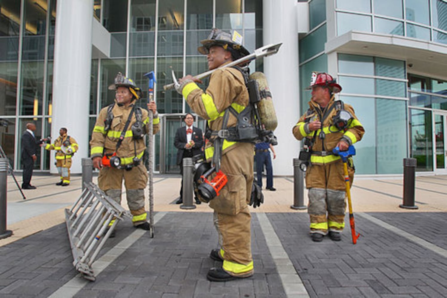 High-rise training and fire evacuation drill