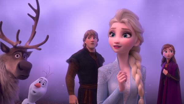 In Walt Disney Animation Studios’ “Frozen 2, Elsa, Anna, Kristoff, Olaf and Sven journey beyond of Arendelle in search of answers. Featuring the voices of Idina Menzel, Kristen Bell, Jonathan Groff and Josh Gad, “Frozen 2” opens November 22.