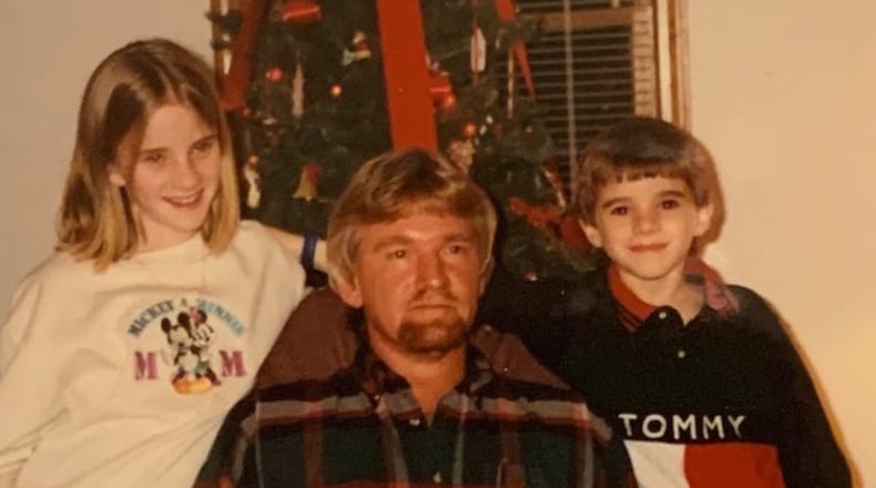 Death-row inmate Donnie Lance with his two children, Stephanie and Jessie, in a family photo taken more than 20 years ago and before Lance was convicted of a double murder. Family photo