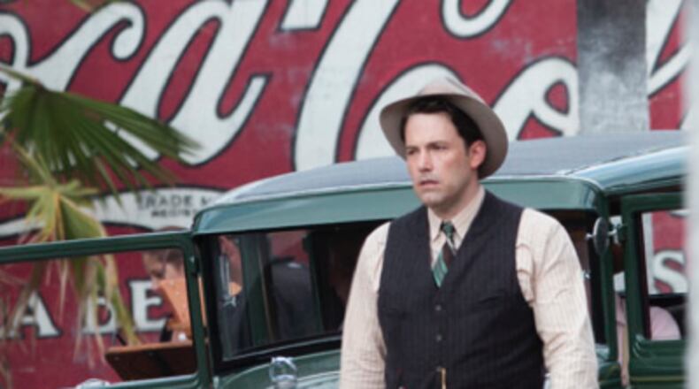 Ben Affleck in his Prohibition-era getup for "Live By Night." Photos: Atlanta Filming