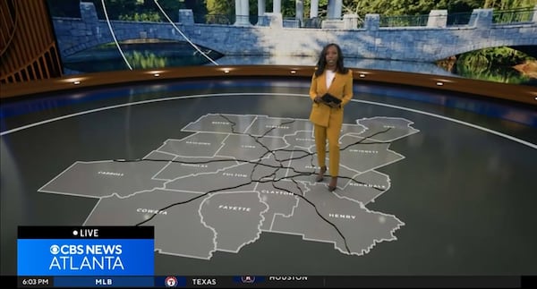 CBS News Atlanta debuted its first newscast on Monday, Sept. 15, 2025, at WUPA-TV featuring Jobina Fortson-Evans as the station's first anchor. (CBS News Atlanta)