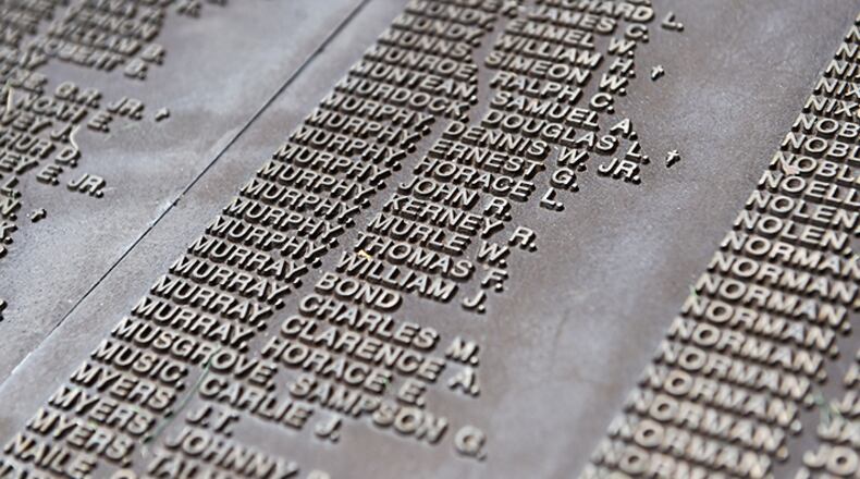 The World War II Memorial at the Georgia War Veterans Memorial Complex, commemorating the Georgians who died in the war.