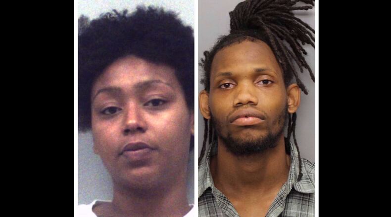 Mugshots of Ayana Forest, 25, (left) and Elisha Ross, 22