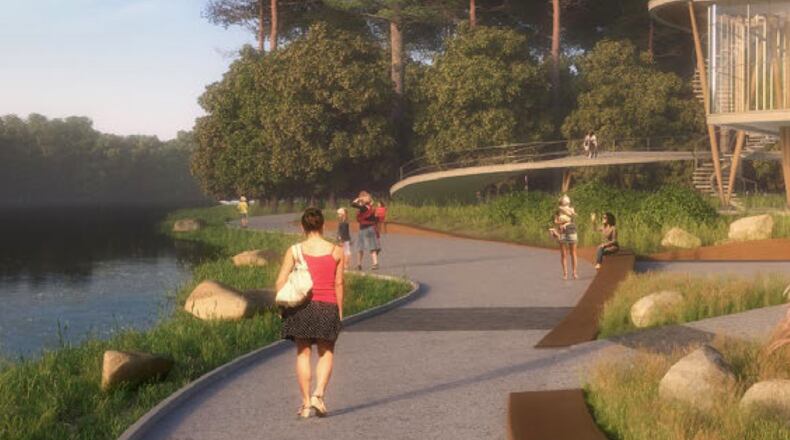 Roswell will submit the Ace Sand Park Children’s Stormwater Garden and Adventure Path project for a Fiscal Year 23 Directed Spending federal appropriation request of $3,557,588. (Courtesy City of Roswell)