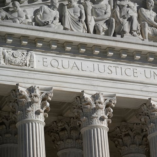 FILE - The Supreme Court in Washington, Nov. 4, 2020. (AP Photo/J. Scott Applewhite, File)