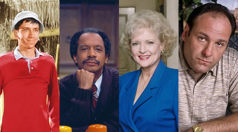 Four of the 36 theme songs chosen: "Gilligan's Island," "The Jefferson's," "Golden Girls," "The Sopranos." CR: publicity photos