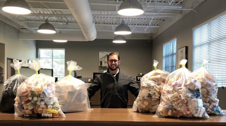 In 2021, Milton Police collected more than 170 pounds of unwanted, unused or expired prescription medications during the DEA's Rx Take Back Day. (Courtesy City of Milton)