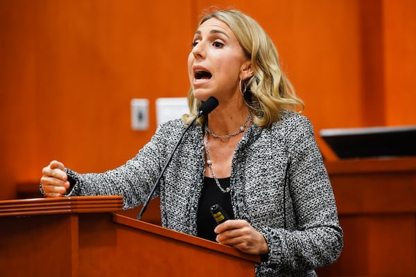 Defense attorney Amanda Clark Palmer, who was not involved in the YSL trial described it as  "circus-like." (Elijah Nouvelage for the AJC 2019)