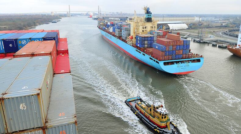 021512 Savannah, GA: Port of Savannah and surrounding area Wednesday February 15, 2012. Brant Sanderlin bsanderlin@ajc.com