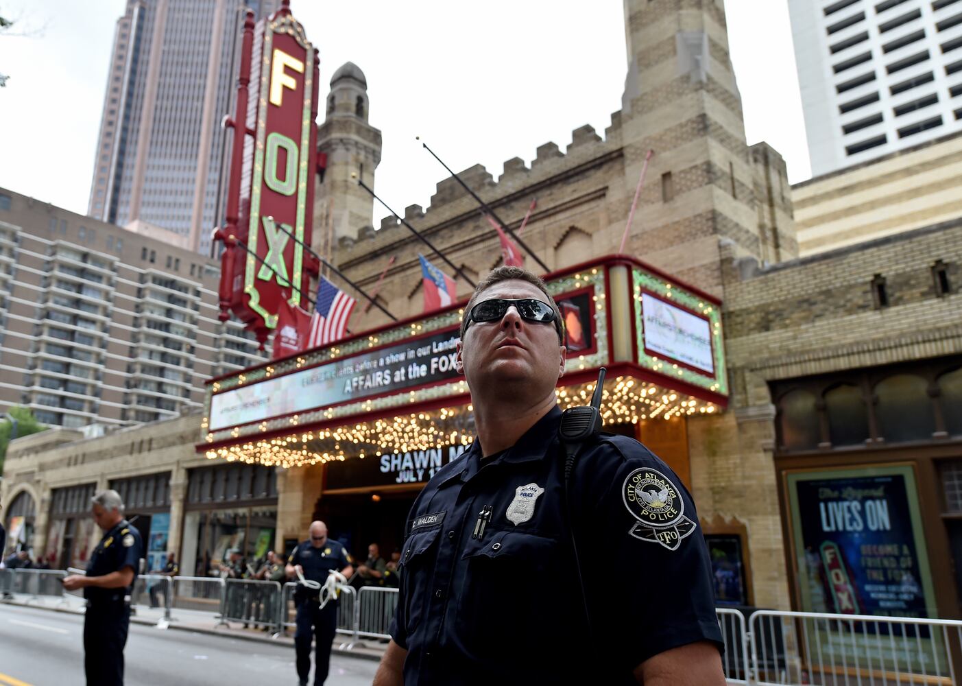 The scene: Donald Trump visits Atlanta