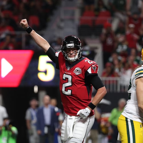 Former quarterback Matt Ryan will run the whole Falcons show now, a big step up from running the locker room. (AJC file)