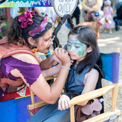 Many children's activities are offered at the Georgia Renaissance Festival, celebrating its 40th anniversary this year from April 12 through June 1.