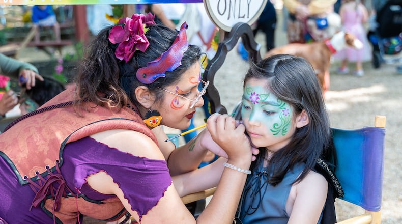 Many children's activities are offered at the Georgia Renaissance Festival, celebrating its 40th anniversary this year from April 12 through June 1.