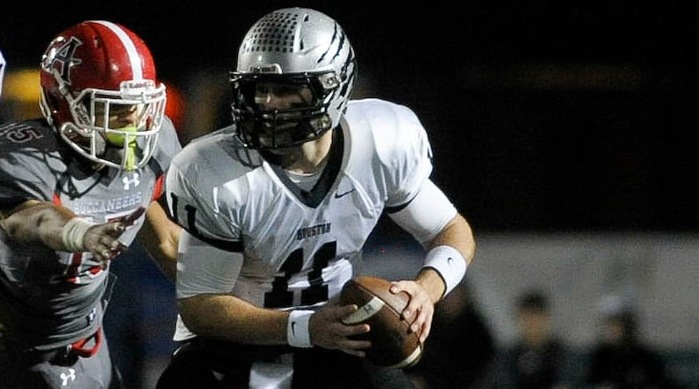 Houston County quarterback Jake Fromm (11) was an AJC Super 11 selection in 2016. (Daniel Varnado/Special to AJC)