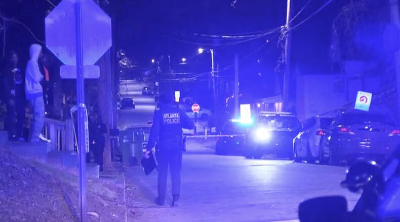 The shooting happened in the 1100 block of Smith Street in southwest Atlanta, police said.
