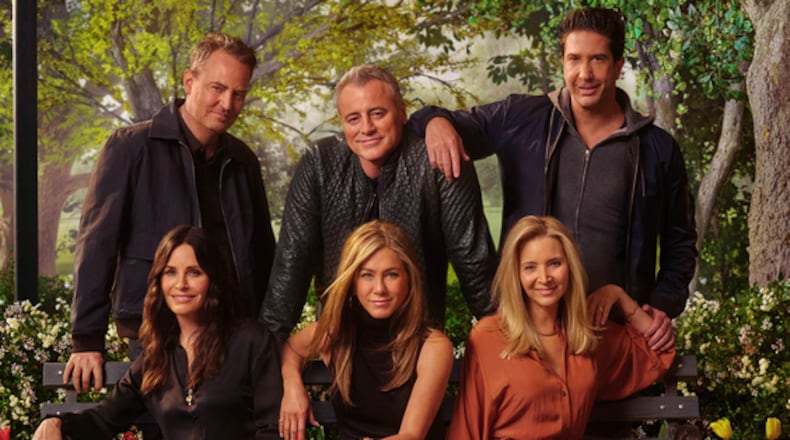 The "Friends" reunion cast shot. HBO Max releases the reunion May 27, 2021. HBO Max