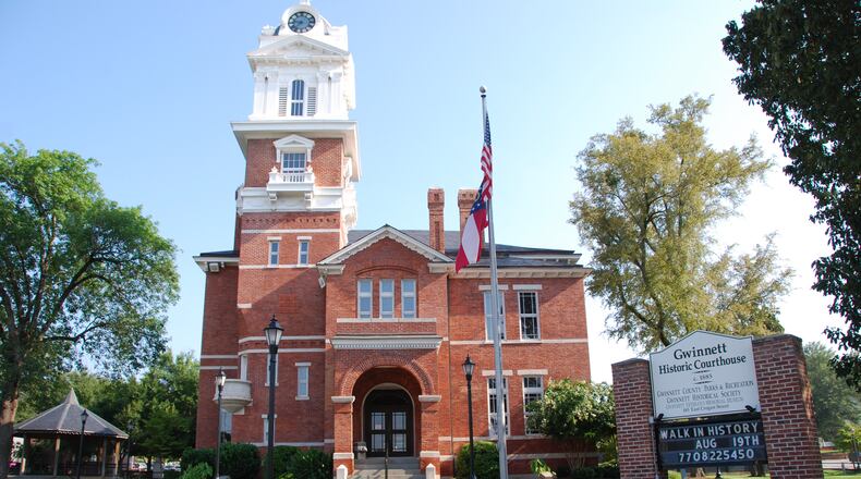 185 West Crogan St. in Lawrenceville.With its brick exterior, polished gardens and charming turret, guests may forget they are at a government building for your wedding ceremony. Constructed in 1885 in downtown Lawrenceville, the Gwinnett Historic Courthouse offers a gazebo framed by trees outside, and antique chandeliers and palladian windows for those who prefer the indoors. Photo contibuted by Hans J E under CC BY 2.0.
