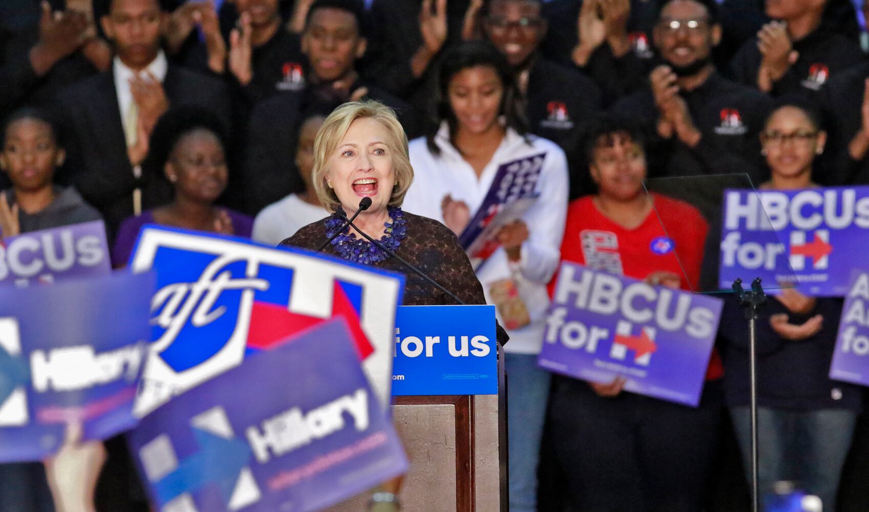 Oct. 30, 2015, Hillary Clinton in Atlanta
