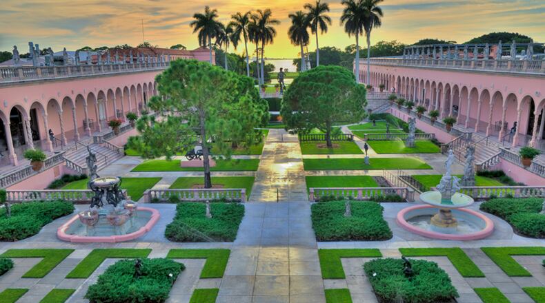 The John and Mable Museum of Art Courtyard. (The Ringling/TNS)
