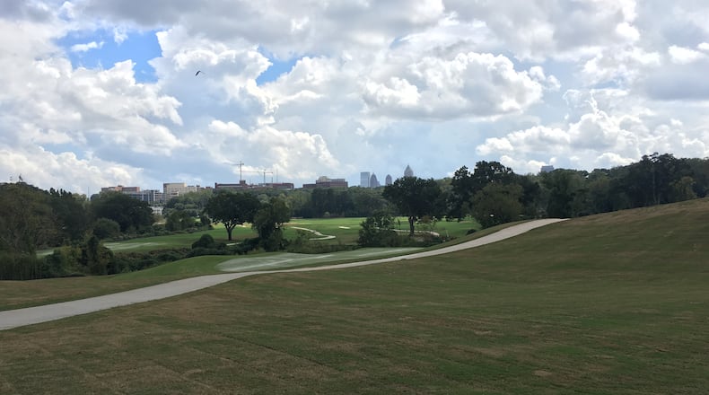 The Bobby Jones Golf Course during a hard hat tour on Sept. 26, 2018. It is scheduled to re-open Nov. 5, 2018.