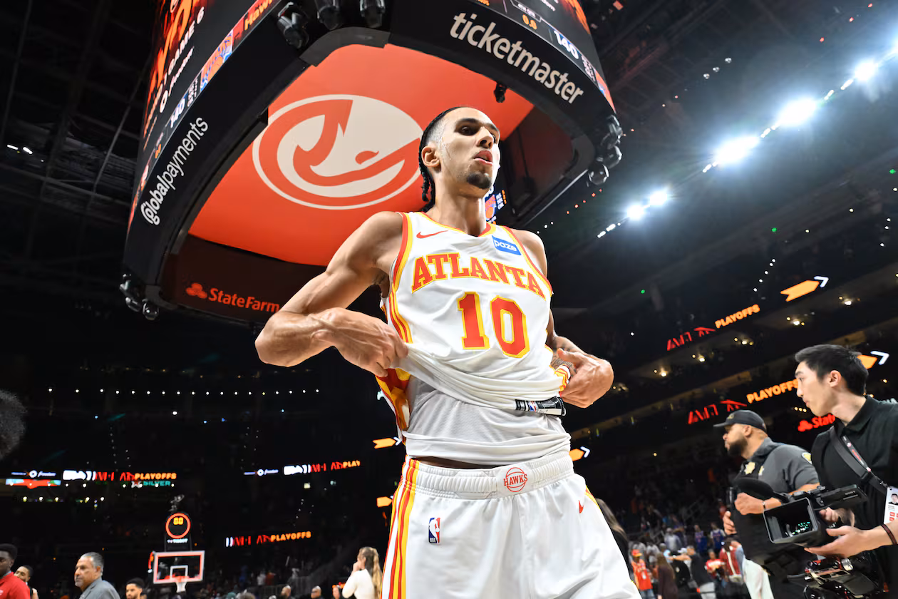 The Hawks had a 3% chance of landing the No. 1 pick when they won the NBA draft lottery and selected Zaccharie Risacher in 2024. (Hyosub Shin/AJC)