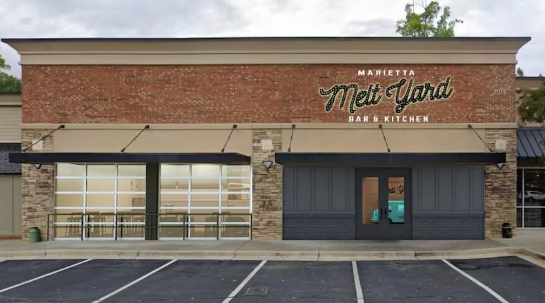 A rendering of the exterior of Marietta Melt Yard.