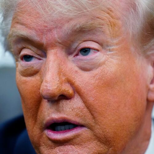 President Donald Trump speaks before signing a proclamation in the Oval Office at the White House, Tuesday, May 5, 2026, in Washington. (AP Photo/Jacquelyn Martin)