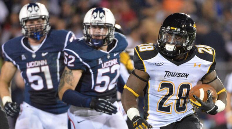 Terrance West's had a private workout for the Falcons today. (Bill Shettle/Cal Sport Media, via Associated Press)