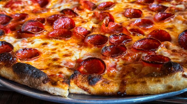The Isabella, Krog Bar's pepperoni pizza. (Henri Hollis/AJC)
