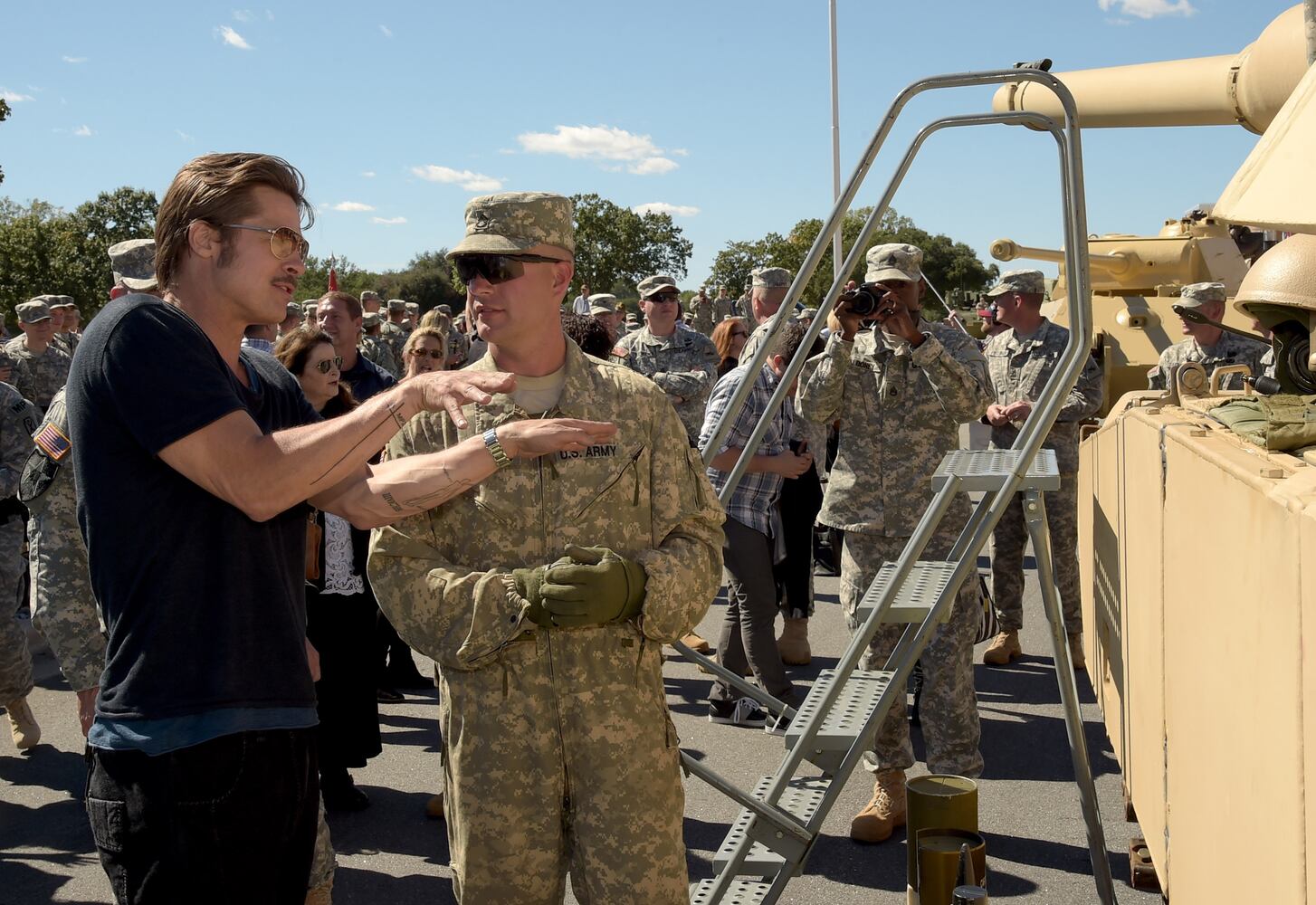 Special screening of 'Fury', a World War II era movie