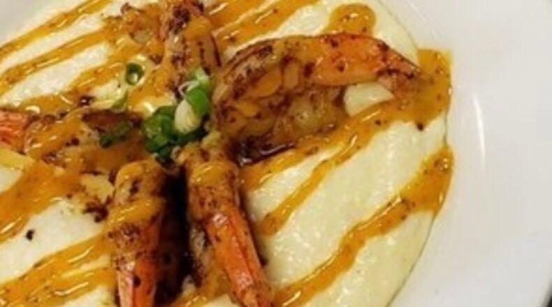 Southern Fusion Dining’s Blackened Shrimp and Grits  
Courtesy of Tiffanie Leaks