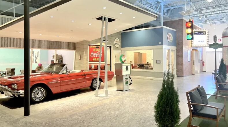 The Town Square facility resembles a 1950s town to help spark memories and elevate moods for patients suffering from dementia or Alzheimer’s. (Photo Courtesy of Town Square Sandy Springs)