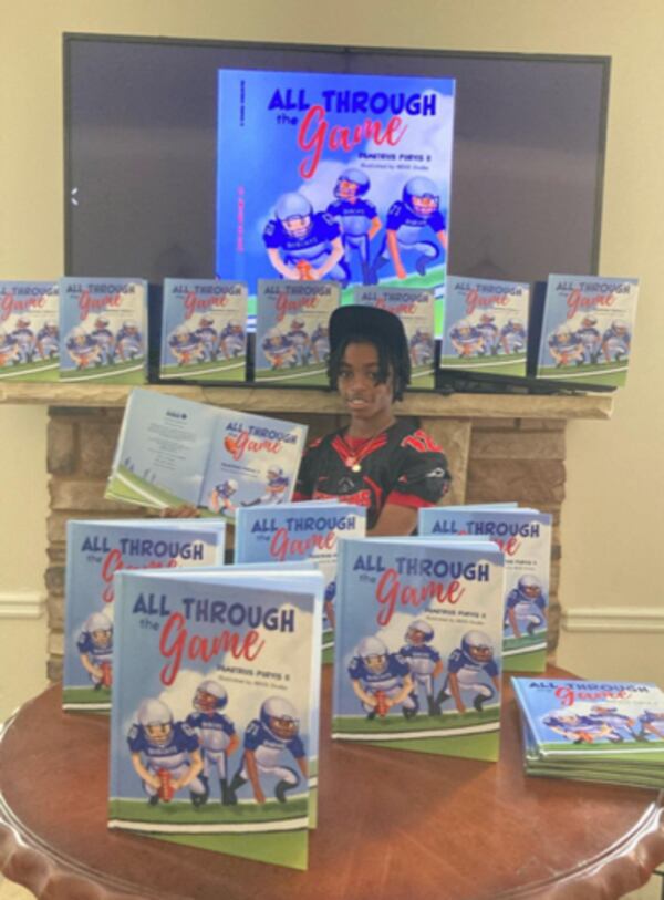 11-year-old Demetrius Purvis II has taken the game from the field to the pages with the recent publication of his book. Purvis II is the author of “All Through the Game,” a children’s book geared toward helping kids with their motor skills.