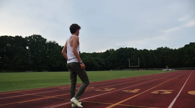 Sophomore Collin Maher, a member of Mount Vernon School’s cross country and track and field teams, has organized his own 5K race as his Eagle Scout project. (Photo Courtesy Mount Vernon School)