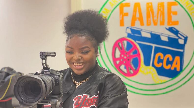 HenRinesha Coalson, a senior at Model High School following the Film, Art, Media and Entertainment pathway at the college and career academy, produced a make-up application tutorial video chosen to compete in the 2022 All American High School Film Festival.
